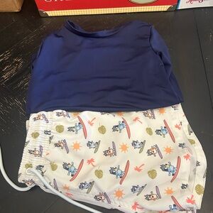 Zara Kids Swim Set - Navy and Multicolor